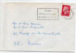1969 - VITRY-sur-SEINE Ppale - Fête Du Lilas - Tijdelijke Stempels