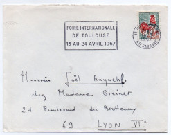 1967 - TOULOUSE GARE - Foire Internationale - Temporary Postmarks