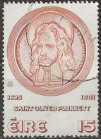 IRELAND 1975 Canonisation Of Oliver Plunkett - 15p St Oliver Plunkett (commemorative Medal By Imogen Stuart) FU - Used Stamps