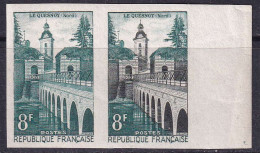 France Essais De Couleur N°1105 Le Quesnoy  Paire Bdf Qualité:** - Autres & Non Classés