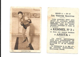 EK45 - IMAGE CHCOLAT KEMMEL - BOXE - ANTOINE ASCENCIO - PAPIER MAT - Andere & Zonder Classificatie