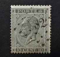 België - Belgique - Profiel Links/Gauche - 1865 - 1866  COB N° 17 - 10 C - Obl. - Bureau 82 - Chimay - 1865-1866 Perfil Izquierdo