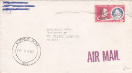 HISTORICAL DOCUMENTS , COVERS 1963 FROM U.S.A  TO ROMANIA. - Covers & Documents