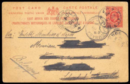 BELGIAN CONGO. 1906. East Africa And Uganda K.E.VII 1a.stationery Card Written At Rutshuru (a Town In The Eastern Part O - Andere & Zonder Classificatie
