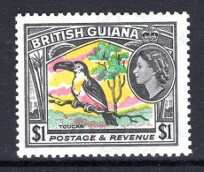 British Guiana 1954-63 QEII Pictorials - $1 Toucan HM (SG 343) - British Guiana (...-1966)