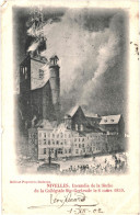 CPA Carte Postale Belgique Nivelles Incendie De La Flèche En 1859 Illustration 1902 VM78710ok - Nijvel