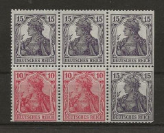 Deutsches Reich - Germania Markenheftchenblatt 21 Postfrisch - Postzegelboekjes & Se-tenant