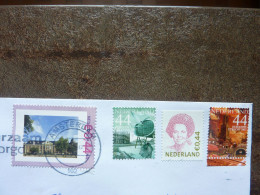 2024  4 Stamps Used On A Letter - Gebraucht