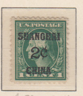 Verenigde Staten: China Amerikaanse Post Michel-cat . 1 Zonder Gom - Chine (Shanghai)