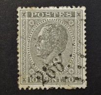 België - Belgique - Profiel Links/Gauche -  COB N° 17  - Bureau 266  - Nechin - 1865-1866 Perfil Izquierdo