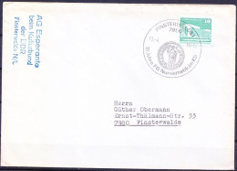 Germany 1984 Used Cover Pictorial Cancellation Numismatics - Study Of Currency Coins - Monete