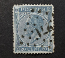 België - Belgique - Profiel Links/Gauche -  COB N° 18  - Bureau 271  - Ninove - 1865-1866 Perfil Izquierdo