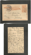 BELGIAN CONGO. 1907 (17 Feb) Kkge( For Kalunge?),Kongo - Sweden, Gothenburg (19 March) Via Matadi (23 Febr) 15c Orange S - Otros & Sin Clasificación