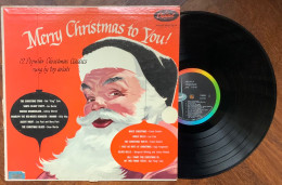 Disco LP Vinile 33 Giri : MERRY CHRISTMAS TO YOU ! 12 Brani N.K.Cole, Sinatra.. - Blues