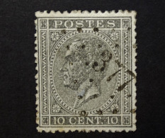 België - Belgique - Profiel Links/Gauche -  COB N°  18  Bureau 377 -  Vieux Dieu - 1865-1866 Perfil Izquierdo