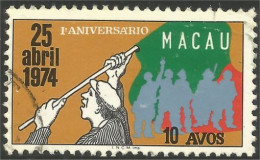 586 Macao Macau 1975 Revolution (MAC-23) - Used Stamps