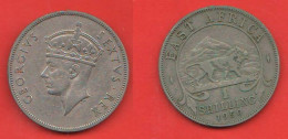 British East Africa 1 Shilling 1950 King Georgius VI Africa Orientale Britannica - Britse Kolonie