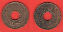 British EAST Africa One Cent 1956 KN Mint Africa Orientale Britannica Afrique Orientale Britannique - Britische Kolonie