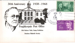 USA ETATS UNIS 30 ANS POSTE DE POUGHKEEPSIE1968 - Event Covers