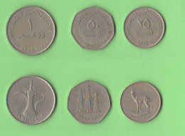 Saudi Arabia UAE Arab Emirates 20 + 50 Fils + 1 Dirham - Arabia Saudita