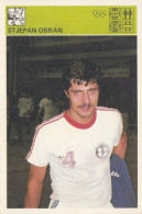 Handball Stjepan Obran Yugoslavia Trading Card Svijet Sporta - Balonmano