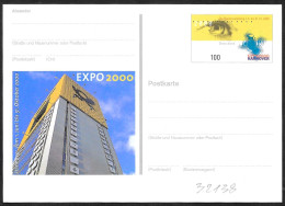 Germania/Germany/Allemagne: Intero, Stationery, Entier, "EXPO 2000" - 2000 – Hannover (Alemania)