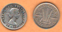 Australia 3 Pence 1959 Australie Threepence 1959 - Threepence