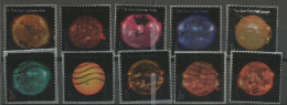 USA 2021 The Sun Activity  SC. # 5598/5607 - Cpl 10v Set In VFU Condition - Collections