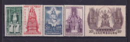 1945 Lussemburgo Luxembourg MADONNA DEL LUSSEMBURGO Serie Di 5 Valori MNH** - Ungebraucht