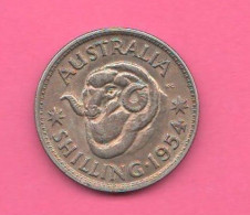 Australia 1 One Shilling 1954 Australie - Shilling