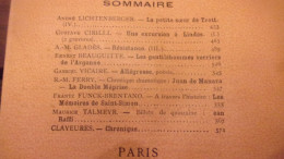 1898 REVUE HEBDOMADAIRE ILLUSTRE N° 17   LICHTENBERGER CIRILLI EXCURSION LINDOS GRECE VERRIERS DE L ARGONNE BEAUGUITTE . - Revues Anciennes - Avant 1900