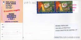 Philatelic Postcard With Stamps Sent From VATICAN CITY STATE To ITALY - Briefe U. Dokumente