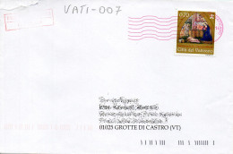 Philatelic Enveloppe With Stamps Sent From VATICAN CITY STATE To ITALY - Briefe U. Dokumente