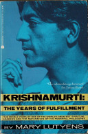 Krishnamurti: The Years Of Fulfillment - Mary Lutyens - Religion & Sciences Occultes