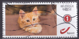 Belgien My Stamp Katzenmotiv O/used (A4-30) - Other & Unclassified