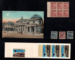 Solis Theatre Uruguay Stamps Postcard Collection Epitome Of Masonic Architecture Freemasonry - Franc-Maçonnerie