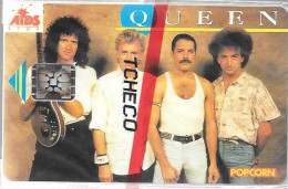CARTE²°-1993-TCHECOSLOVAQUIE-PUCE Sc5 V°N°Rge C27640531-GROUPE QUEEN-NSB-TBE - Czechoslovakia