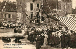 DEPT 46 GRAMAT BENEDICTION DE L'EGLISE ARRIVÉE DE MONSEIGNEUR  BELLE  ANIMATION 9X14 REIMPRESSION DE CARTES ANCIENNES - Gramat