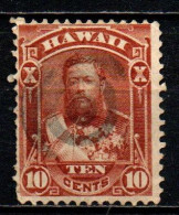 HAWAII - 1884 - King David Kalakaua - USATO - Hawaii