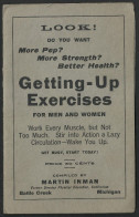 Getting-Up Exercises For Men And Women - EXERCISES (1918 Poster) (see Sales Conditions) 10050 - Ginnastica