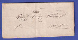 Bayern Vorphila-Brief Mit Rayon-Stempel WEMDING.R.3. Nach Monheim 1829 (?) - Autres & Non Classés