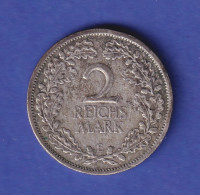 Deutsches Reich Silbermünze 2 Reichsmark 1926 E Ss - Autres & Non Classés