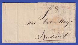 Österreich Geschäftsbrief Mit Einzeiler HALL 1835 - ...-1850 Prephilately