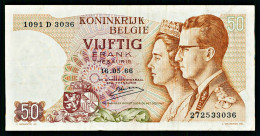 A10  BELGIQUE   BILLETS DU MONDE   BANKNOTES  50 FRANCS 1966 - [ 9] Collections