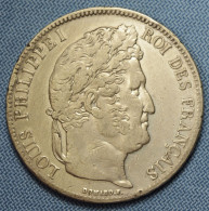 France • 5 Francs • 1835 A (Paris) • Louis Philippe I • Tranche En Relief • [24-345] - 5 Francs