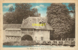 Dépt. 27, Près De Gasny, Moulin De Fourges, Bel Affranchissement 5F Vézelay - Fourges