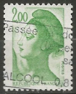 FRANCE N° 2484 OBLITERE  - 1977-1981 Sabine Van Gandon