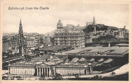 ROYAUME-UNI - Edinburgh From The Castle - Vue D'ensemble De La Ville - Carte Postale Ancienne - Midlothian/ Edinburgh