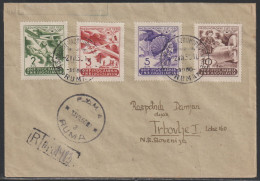 Yugoslavia, 1950, Ruma, Registered Cover To Trbovlje - Brieven En Documenten