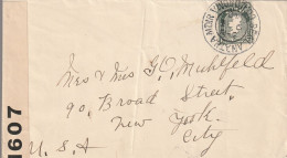 Irlande Lettre Censurée Pour Les Etats Unis 1940 - Lettres & Documents